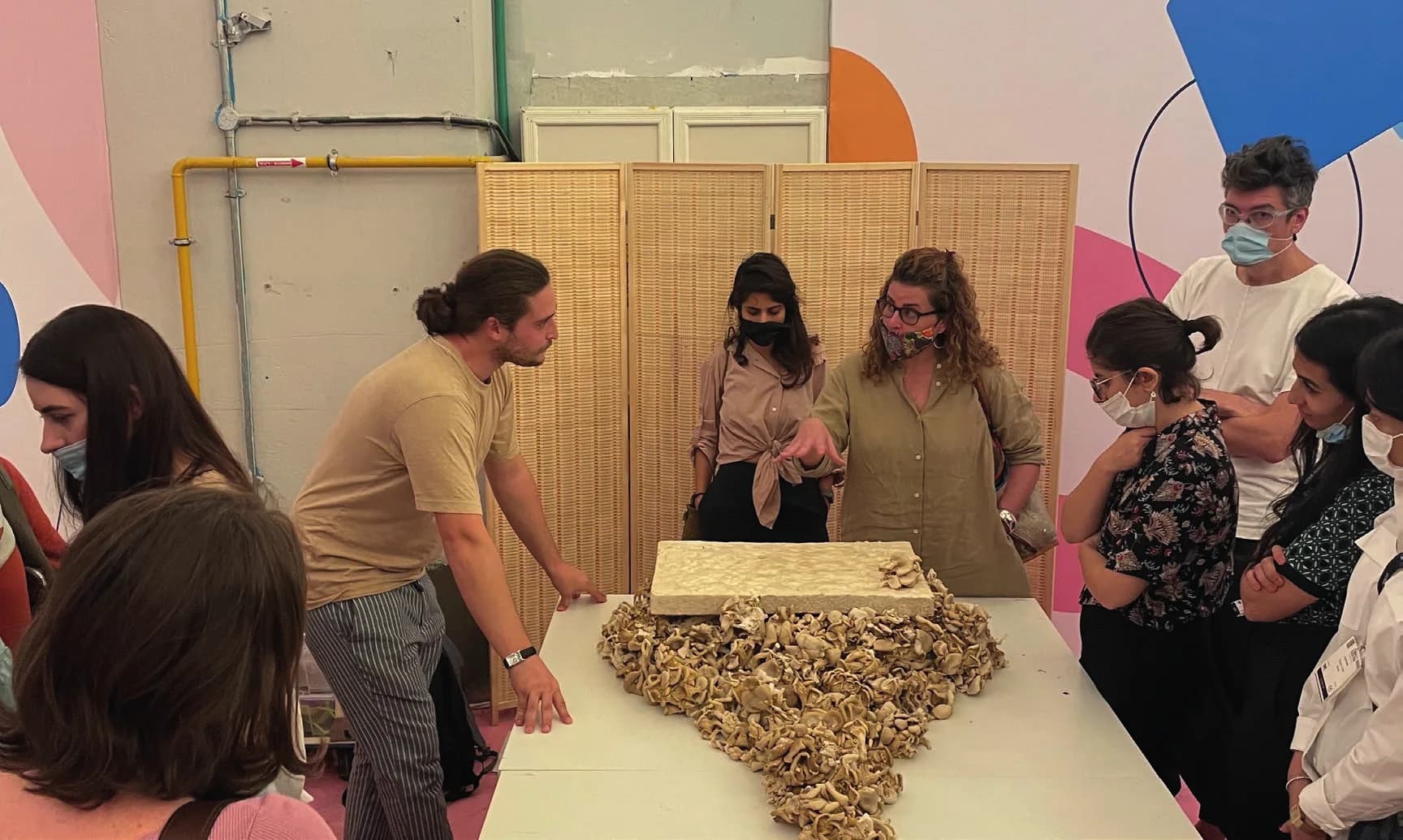 Dubai Design Week — mycelium cultivation workshop with Peter Oei